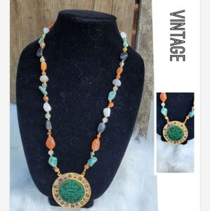 Vintage Asian Design‎ Cloisinee Necklace